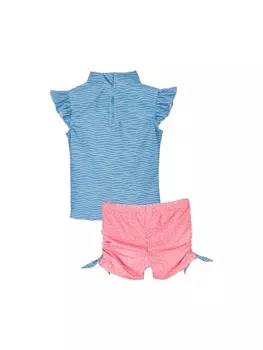 Купальник Playshoes Badeanzug, цвет blau/pink