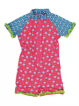 Купальник Playshoes Blumen, розовый