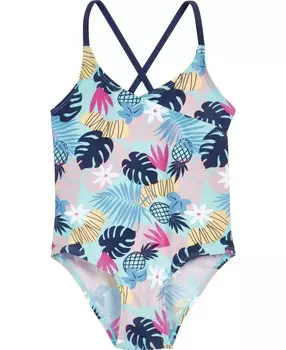 Купальник Playshoes UV Schutz Blumen, бензиновый