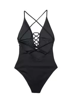 Купальник PLUNGE Cupshe, черный