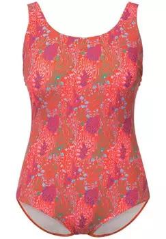 Купальник PRINT CUPLESS Ulla Popken, светло-розовый