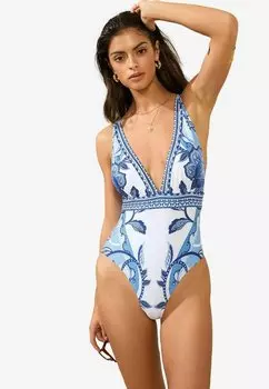 Купальник PRINTED Lipsy, синий