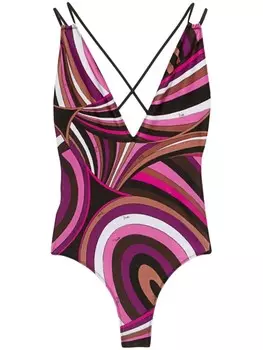 Купальник PUCCI с принтом Iride, розовый