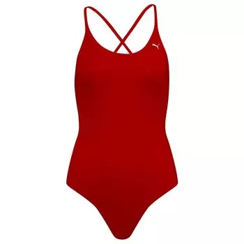 Купальник Puma V Neck, красный