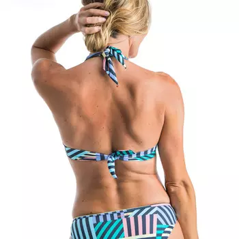 Купальник пуш-ап женский Elena Graffiti фиолетово-зеленый OLAIAN, фиолетовый