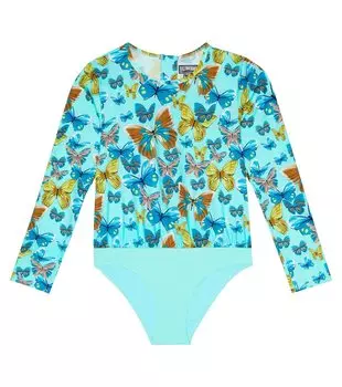 Купальник-Рашгард с принтом Galaxy Vilebrequin, мультиколор