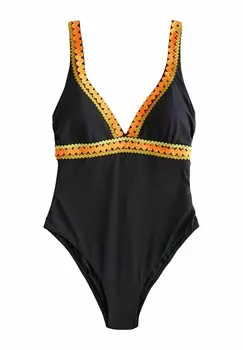 Купальник RIC RAC PLUNGE TUMMY CONTROL Next, черный