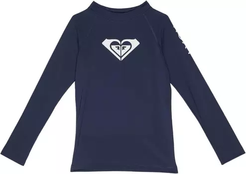 Купальник Roxy Kids Whole Hearted Long Sleeve Rashguard, цвет Mood Indigo