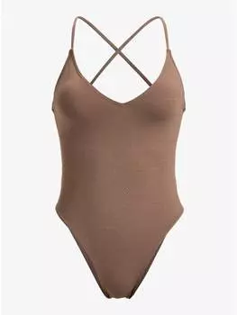 Купальник Roxy, серо-коричневый