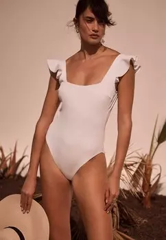 Купальник RUFFLE, REGULAR FIT Mint Velvet, белый