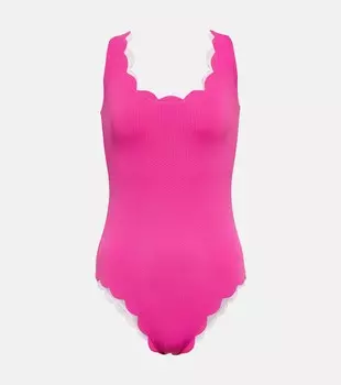 Купальник с фестонами MARYSIA, фиолетовый