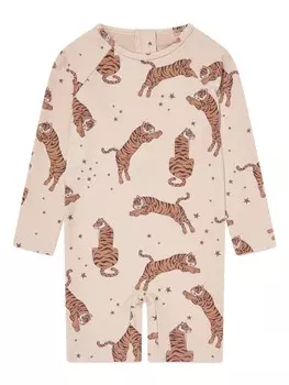 Купальник с графичным принтом Konges Sljd, нейтральный цвет