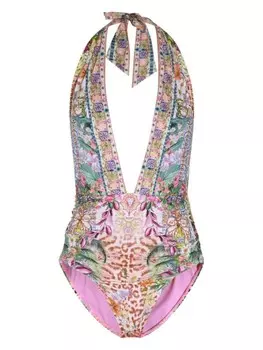 Купальник с халтернеем Camilla, розовый