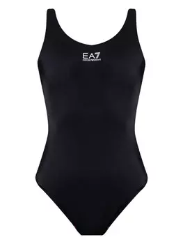 Купальник с логотипом Ea7 Emporio Armani, черный