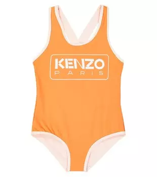 Купальник с логотипом Kenzo, красный