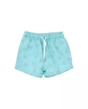 Купальник с принтом для мальчика и кулиской Knot, зеленый