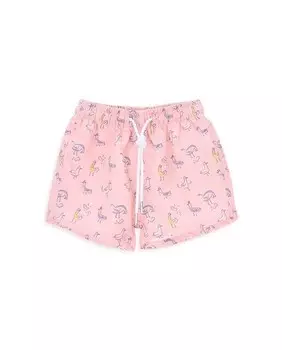 Купальник с принтом для мальчика и кулиской Knot, розовый