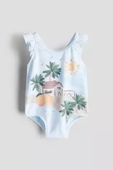 Купальник с принтом H&M, мультиколор