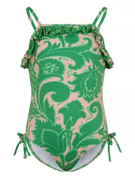 Купальник с принтом пейсли ETRO KIDS, розовый