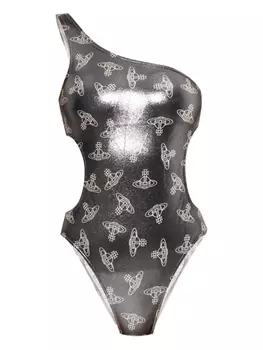 Купальник с принтом «шар» Vivienne Westwood, серебряный