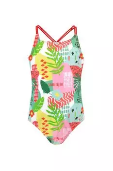 Купальник с тропическим узором Harry Bear, розовый