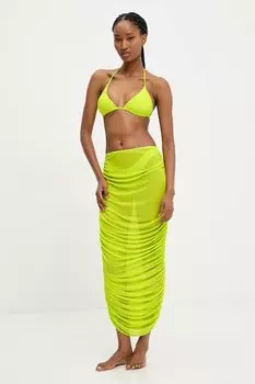 Купальник с юбкой Answear.Lab, зеленый