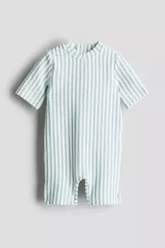 Купальник с UPF 50 H&M, бирюзовый