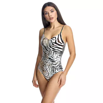 Купальник с v-образным вырезом w240176 Ory, коричневый