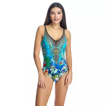 Купальник с v-образным вырезом w241276 Ory, синий