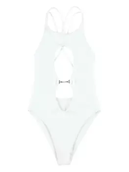 Купальник с вырезом Swim By Di, белый