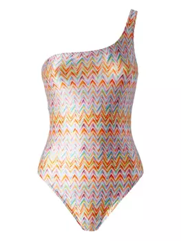 Купальник с зигзагообразным узором Missoni, розовый
