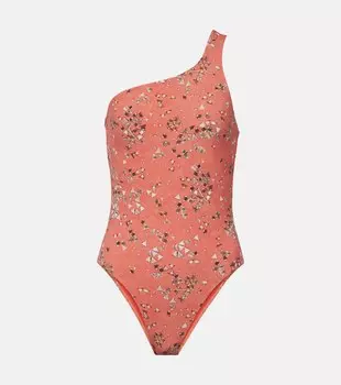 Купальник Sage на одно плечо Isabel Marant, розовый