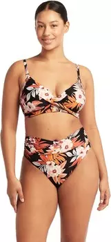 Купальник SEA LEVEL SWIM Escape Twist Front DD/E Bra, черный