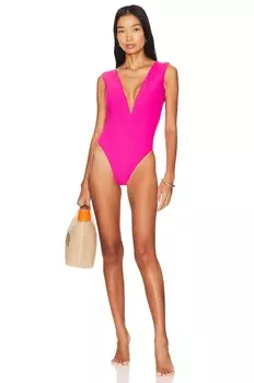 Купальник Seafolly Coco Beach Terry Cap Sleeve V Wire, цвет Fuchsia Rose