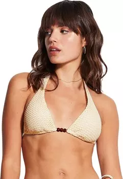 Купальник Seafolly Drean Catcher Longline Slide Triangle, экрю