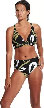 Купальник Seafolly Eco Laguna DD Tri Bra, черный