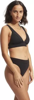 Купальник Seafolly Seafolly Collective Banded Tri Bra, черный