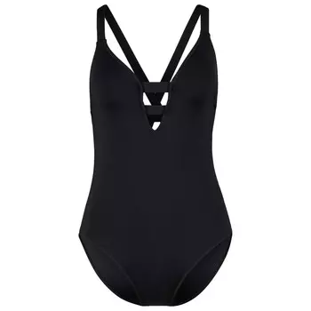 Купальник Seafolly Women's Collective Deep V One Piece, черный