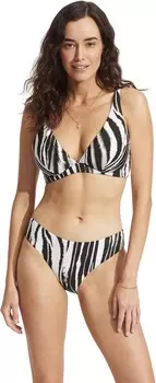 Купальник Seafolly Zahara DD Fixed Tri Bra, черный