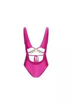 Купальник «Сейшельская морская звезда» со сверкающими камнями Moda Minx, цвет raspberry shimmer