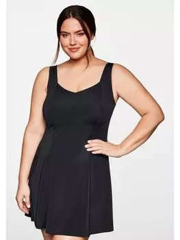 Купальник sheego Badekleid, черный