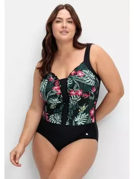 Купальник sheego, цвет schwarz bedruckt