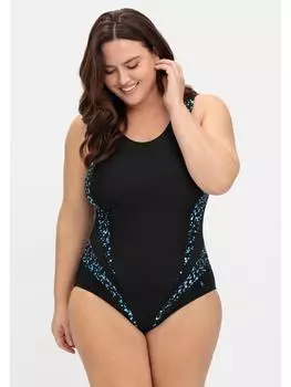 Купальник sheego, цвет schwarz bedruckt