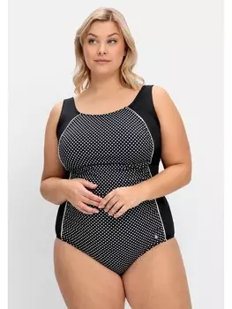 Купальник sheego, цвет schwarz gepunktet