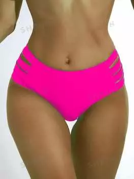 Купальник Shein Swim Vcay с вырезом, розовый