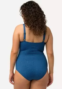Купальник SHIMMERING LOOK Ulla Popken, синий