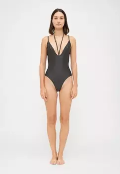 Купальник SHINE CHEEKY SWIMSUIT KARL LAGERFELD, серебристый