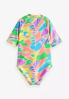 Купальник SHORT SLEEVE Next, фиолетовый