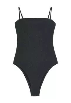 Купальник Smock OYSHO, темно-серый