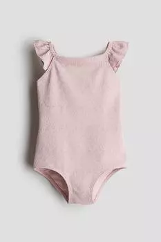 Купальник со структурой H&M, розовый